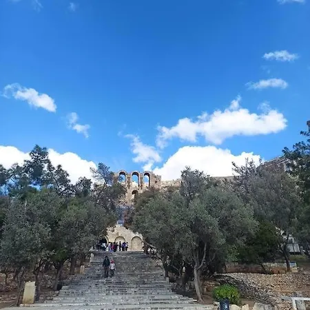 Steps To The Acropolis, Museum View And Balcony شقة أثينا